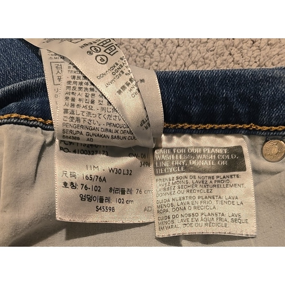Levi Strauss Womens 11 Bootcut Jeans Blue Denim 30x32 Y2K Low-rise 2000 - Picture 7 of 9
